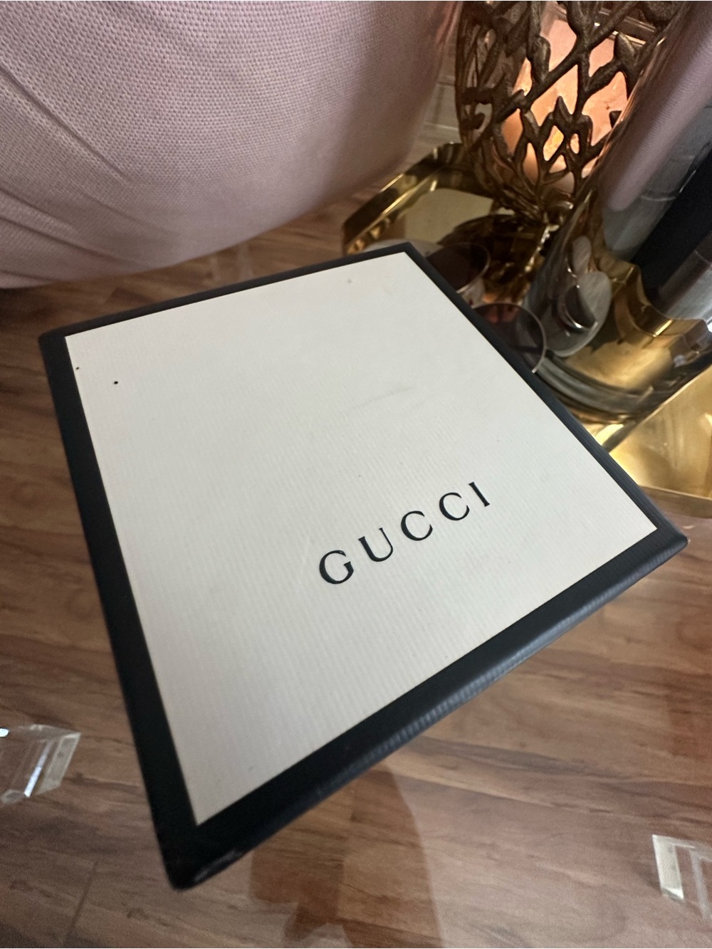 Gucci Black & White Branded Jewelry Box - Picture 3 of 4